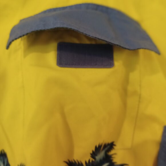 Maui & Sons Swim Trunks Mens Size XL Blue/Yellow Hawaiian - Picture 6 of 6